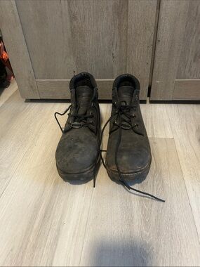 Timberland Black Lace-Up Women's Boots